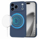 Techsuit SoftFlex MagSafe iPhone 17 Pro Max Navy Blue