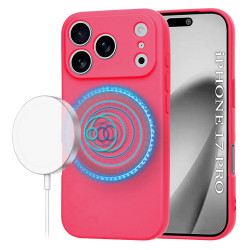 Techsuit SoftFlex MagSafe iPhone 17 Pro Hot Pink