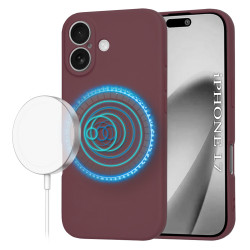 Techsuit SoftFlex MagSafe iPhone 17 Plum Red