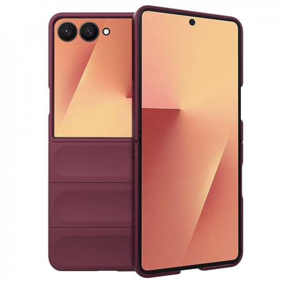 Techsuit Magic Shield Samsung Galaxy Z Flip7 Bordeaux