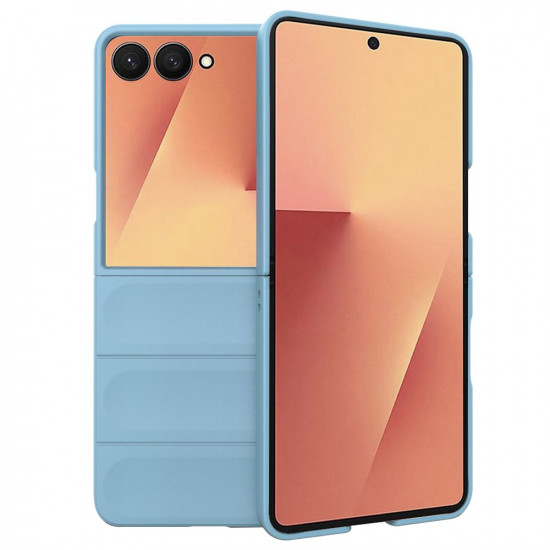 Techsuit Magic Shield Samsung Galaxy Z Flip7 Bleu
