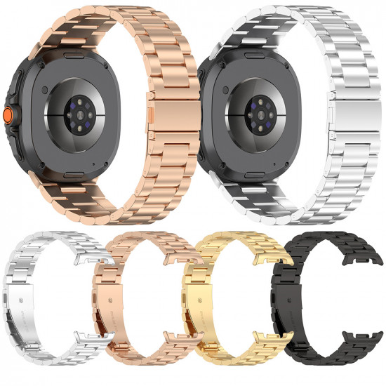 Techsuit Watchband (W010) Samsung Galaxy Watch8 40mm/Watch8 44mm/Watch8 Classic Silver