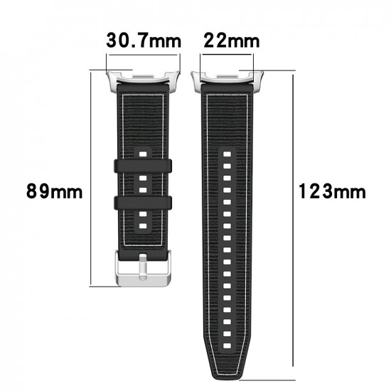 Techsuit Watchband (W051) Samsung Galaxy Watch8 40mm/Watch8 44mm/Watch8 Classic Gray