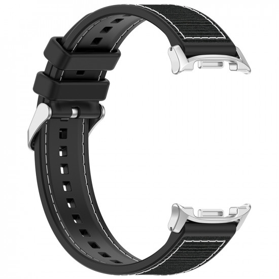 Techsuit Watchband (W051) Samsung Galaxy Watch8 40mm/Watch8 44mm/Watch8 Classic Black