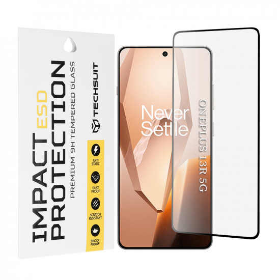Techsuit ESD Glass OnePlus 13R Black