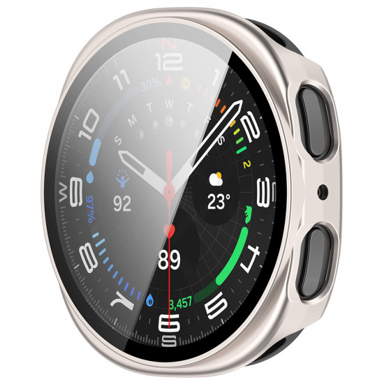 Techsuit Defense360 Pro + Screen Protector Samsung Galaxy Watch8 40mm Pearl