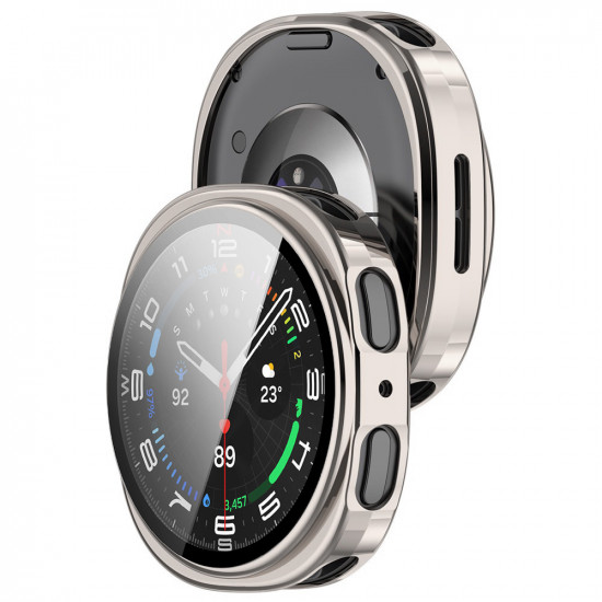 Techsuit Defense360 Pro + Screen Protector Samsung Galaxy Watch8 40mm Pearl
