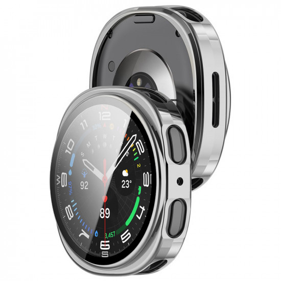 Techsuit Defense360 Pro + Screen Protector Samsung Galaxy Watch8 40mm Silver