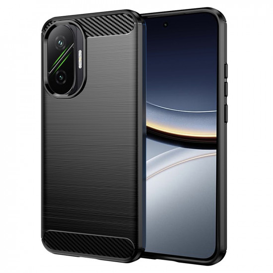 Techsuit Carbon Silicone Xiaomi Poco F7 Black