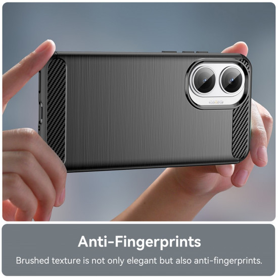 Techsuit Carbon Silicone Xiaomi Poco F7 Black