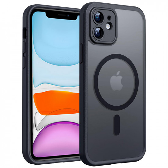 Techsuit PureFrost MagSafe iPhone 11 Frosted Black