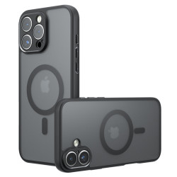 Techsuit PureFrost MagSafe iPhone 16 Pro Frosted Black