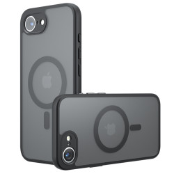 Techsuit PureFrost MagSafe iPhone 16e Frosted Black