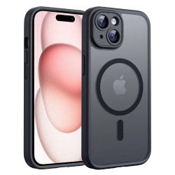 Techsuit PureFrost MagSafe iPhone 15 Frosted Black