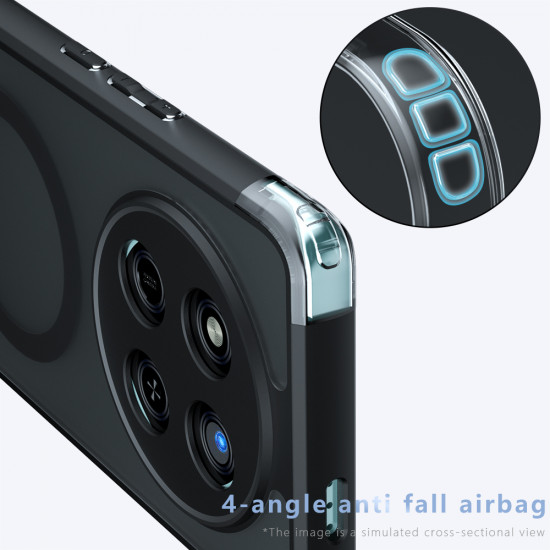 Techsuit PureFrost MagSafe Honor Magic7 Pro Frosted Black