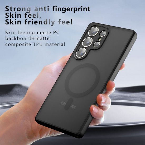 Techsuit PureFrost MagSafe Samsung Galaxy S24 Ultra Frosted Black