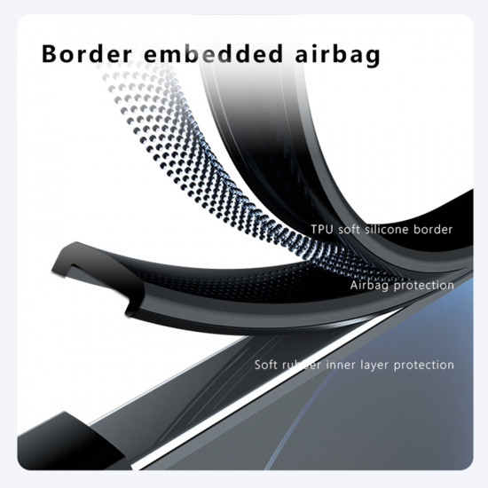 Techsuit PureFrost MagSafe Xiaomi Redmi Note 14 Pro 5G / Poco X7 Frosted Black