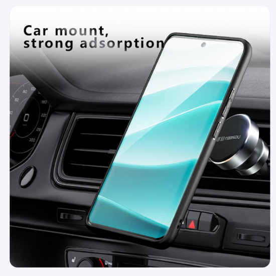 Techsuit PureFrost MagSafe Xiaomi Redmi Note 14 Pro 5G / Poco X7 Frosted Black