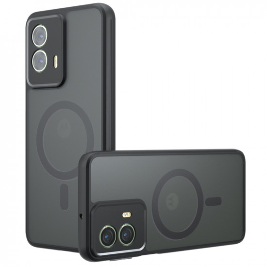 Techsuit PureFrost MagSafe Motorola Edge 50 Fusion Frosted Black