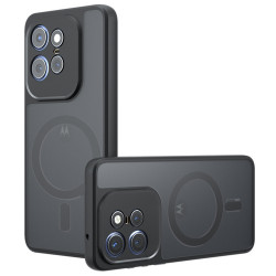 Techsuit PureFrost MagSafe Motorola Edge 50 Pro Frosted Black