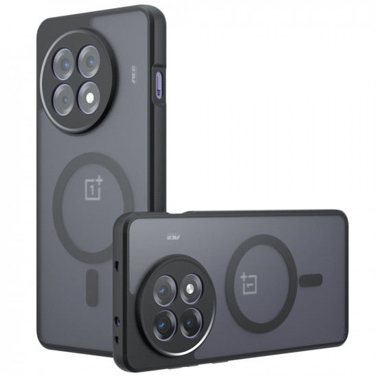 Techsuit PureFrost MagSafe OnePlus 13R Frosted Black Techsuit PureFrost MagSafe OnePlus 13R Frosted Black