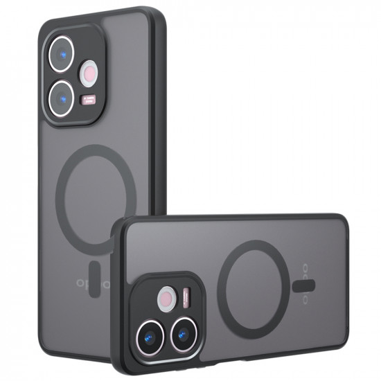 Techsuit PureFrost MagSafe Oppo A5 Pro 4G / A5 Pro 5G Frosted Black