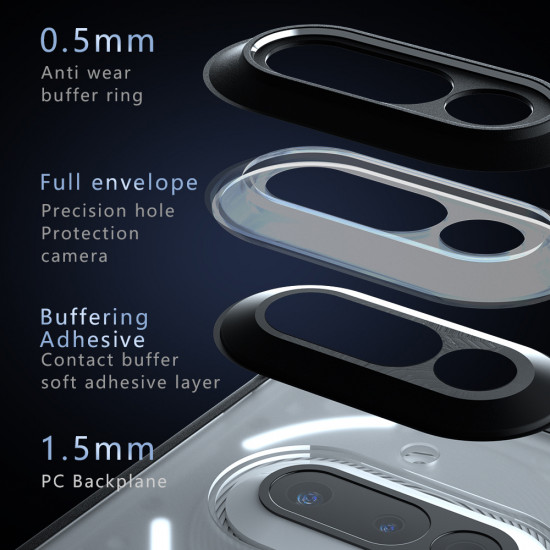 Techsuit PureFrost MagSafe Nothing Phone (3a) Frosted Black
