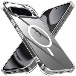 Techsuit Shockproof Clear Silicone MagSafe Google Pixel 10 Pro XL Clear