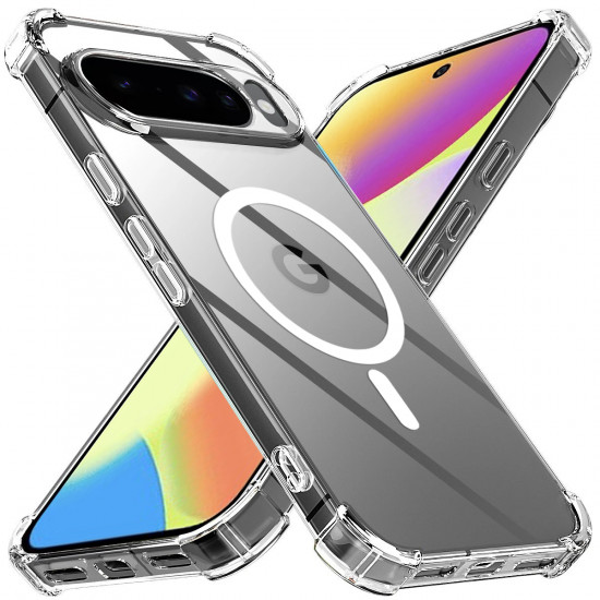 Techsuit Shockproof Clear Silicone MagSafe Google Pixel 10 / 10 Pro Clear