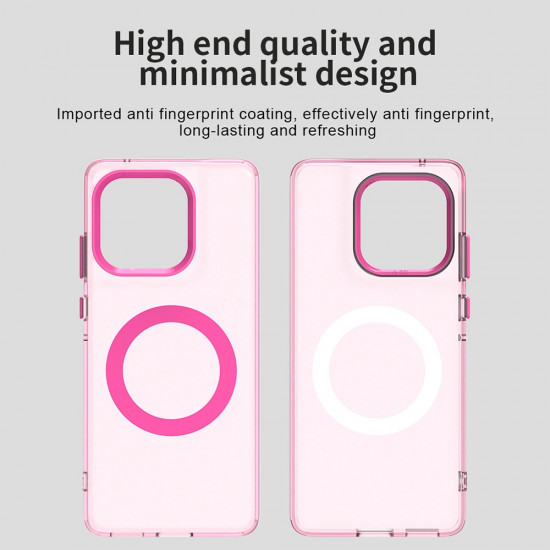 Techsuit CandyCase MagSafe Motorola Edge 60 / Edge 60 Fusion Pink Techsuit CandyCase MagSafe Motorola Edge 60 / Edge 60 Fusion Pink