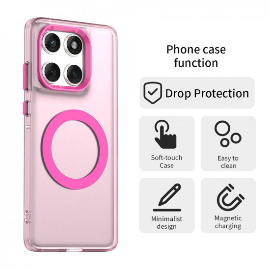 Techsuit CandyCase MagSafe Motorola Edge 60 / Edge 60 Fusion Pink Techsuit CandyCase MagSafe Motorola Edge 60 / Edge 60 Fusion Pink