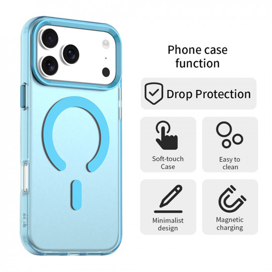 Techsuit CandyCase MagSafe iPhone 17 Pro Blue