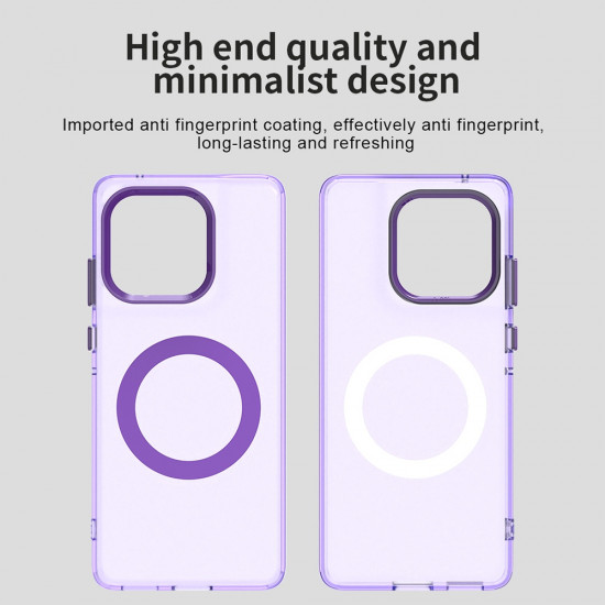 Techsuit CandyCase MagSafe Motorola Edge 60 / Edge 60 Fusion Purple Techsuit CandyCase MagSafe Motorola Edge 60 / Edge 60 Fusion Purple