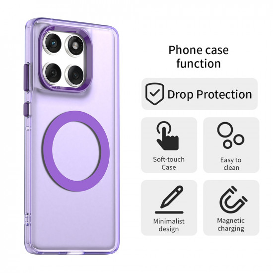Techsuit CandyCase MagSafe Motorola Edge 60 / Edge 60 Fusion Purple Techsuit CandyCase MagSafe Motorola Edge 60 / Edge 60 Fusion Purple