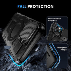 Techsuit CamVault MagSafe iPhone 17 Pro Max Black Techsuit CamVault MagSafe iPhone 17 Pro Max Black