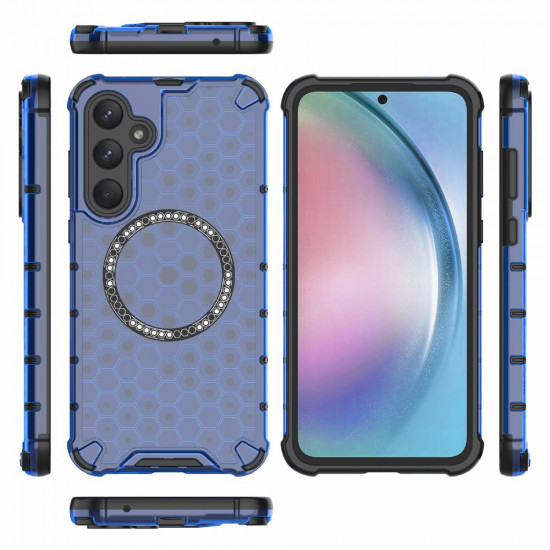 Techsuit HoneyComb Shield MagSafe Samsung Galaxy A26 5G Blue