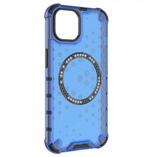 Techsuit HoneyComb Shield MagSafe iPhone 13 Blue