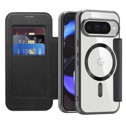 Techsuit SmartMag Book Case Google Pixel 10 / 10 Pro Black