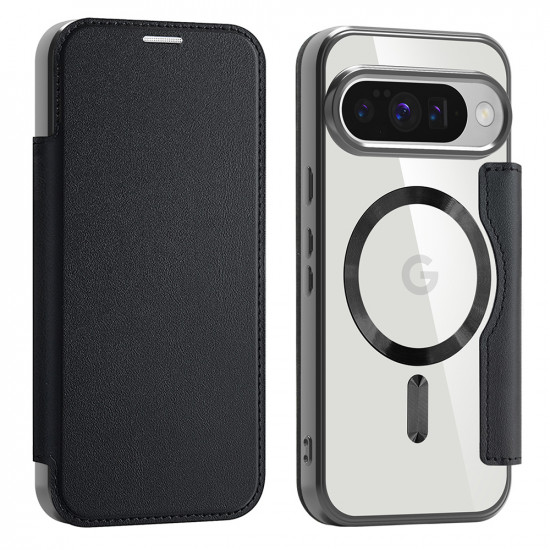 Techsuit SmartMag Book Case Google Pixel 10 / 10 Pro Black