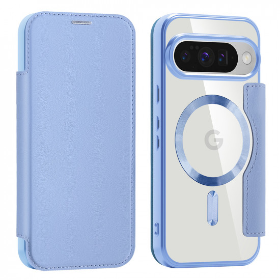 Techsuit SmartMag Book Case Google Pixel 10 / 10 Pro Light Blue