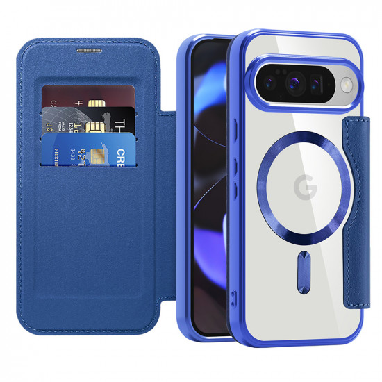 Techsuit SmartMag Book Case Google Pixel 10 / 10 Pro Blue