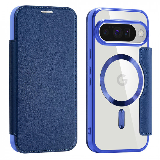 Techsuit SmartMag Book Case Google Pixel 10 / 10 Pro Blue