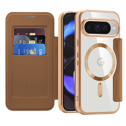 Techsuit SmartMag Book Case Google Pixel 10 / 10 Pro Brown