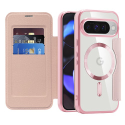 Techsuit SmartMag Book Case Google Pixel 10 / 10 Pro Pink