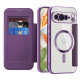 Techsuit SmartMag Book Case Google Pixel 10 Pro XL Purple