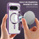 Techsuit SmartMag Book Case Google Pixel 10 Pro XL Purple