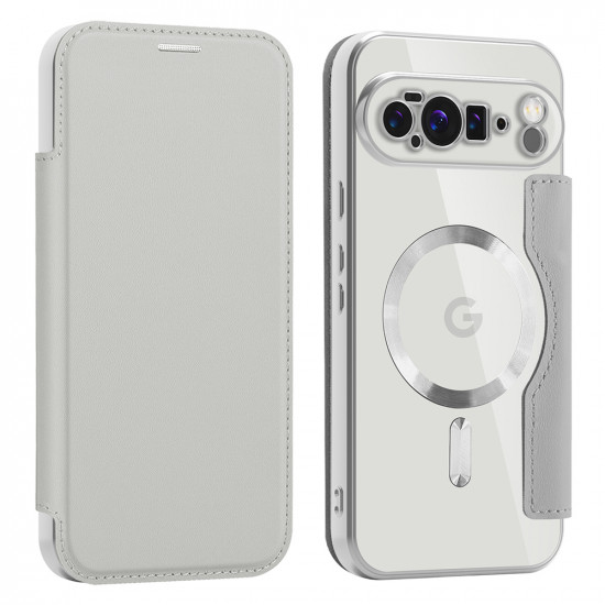 Techsuit SmartMag Book Case Google Pixel 10 Pro XL Gray