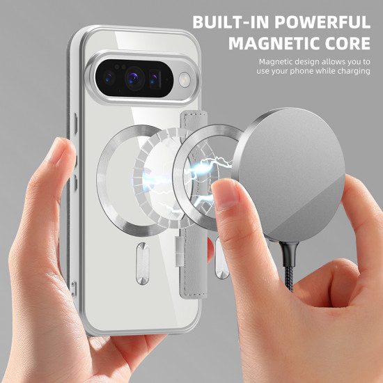 Techsuit SmartMag Book Case Google Pixel 10 Pro XL Gray