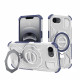 Techsuit Carbon Shield PRO iPhone 16e Blue Transparent