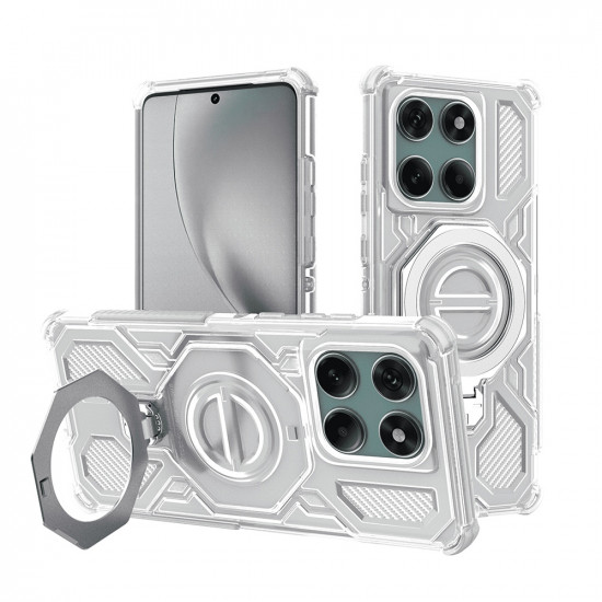 Techsuit Carbon Shield PRO Motorola Edge 60 Pro White Transparent